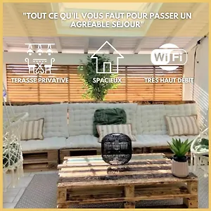 Le Paisiblement Votre 2 Ch, Terrasse, Clim, Park Montauban